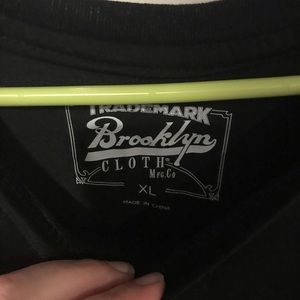 Brooklyn Industries Tops - Black baseball tee with galaxy print sleeves Brooklyn Industries Tops - Black baseball tee with galaxy print sleeves